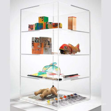 4 Tier Clear Acrylic Boxes Display for Toys